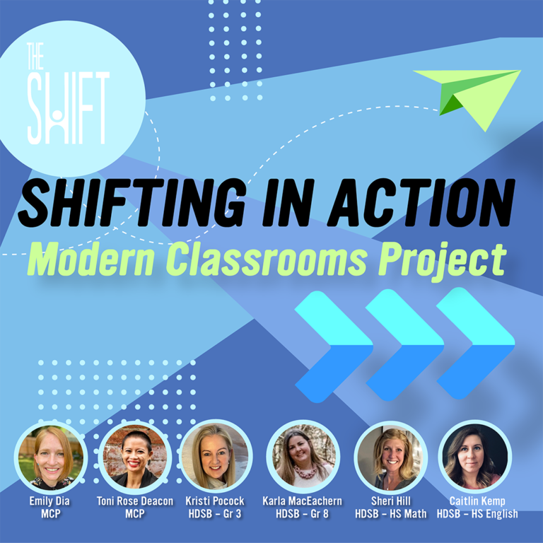 Shifting in action with the modern classrooms project